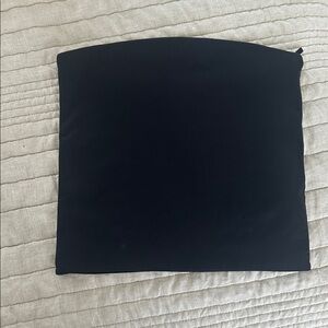 Babaton M black sculpt tube top Artizia NWOT